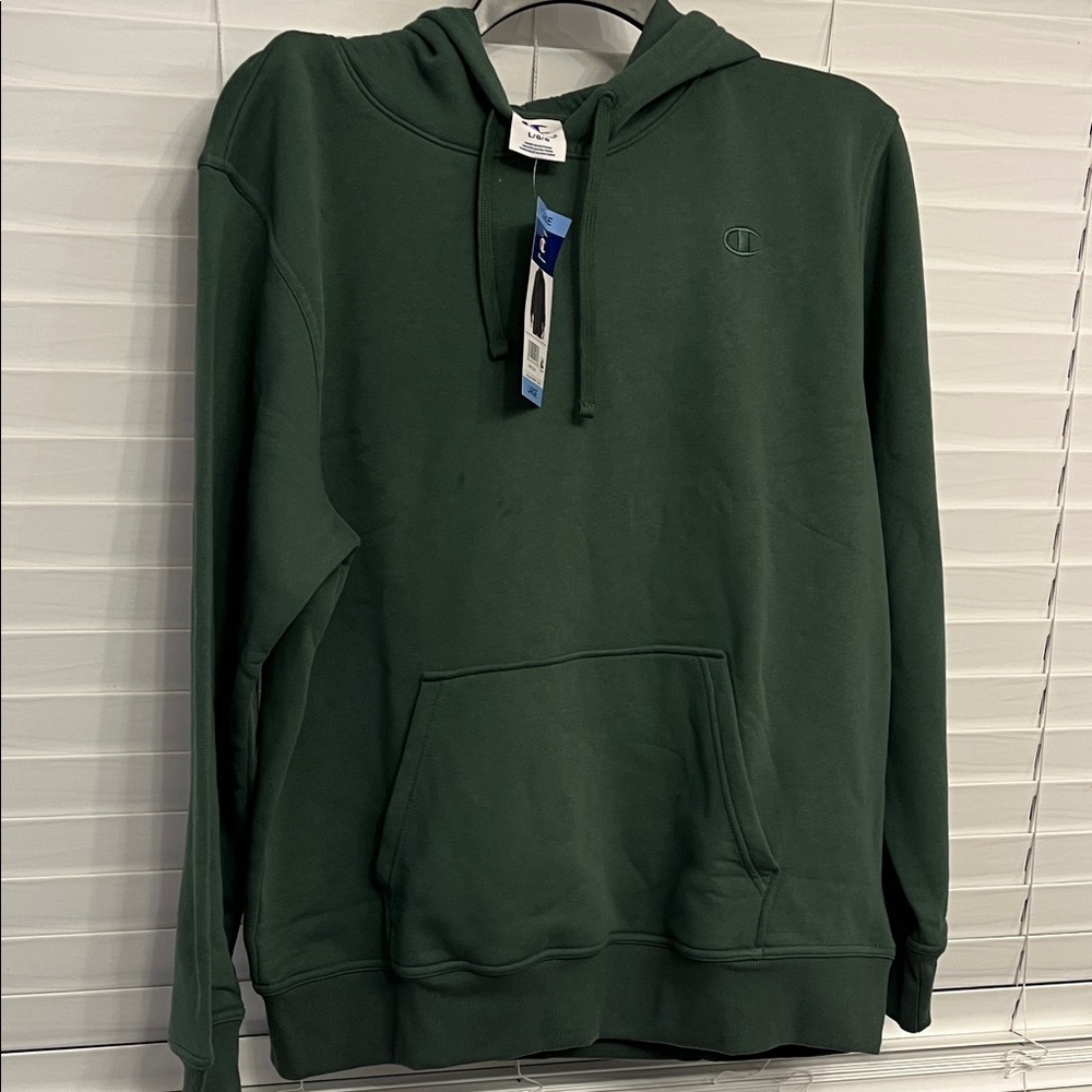 Champion Men's Dark Green Hoodie